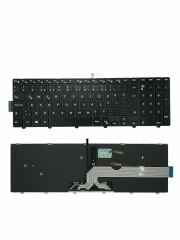 Dell ile Uyumlu Inspiron 5558 B50F162C, 5558 B50F81C Notebook Klavye Işıklı Siyah TR
