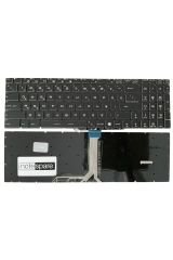 Msi ile Uyumlu GS73VR QF9-00578 Notebook Klavye Işıklı Siyah TR RGB Kontrollü Versiyon
