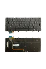 Dell ile Uyumlu XPS 13 0DKDXH, XPS 13 9343, XPS 13 KDXH Notebook Klavye Işıklı Siyah TR