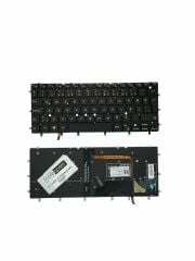 Dell ile Uyumlu XPS 13 NSK-LS0BW Notebook Klavye Işıklı Siyah TR