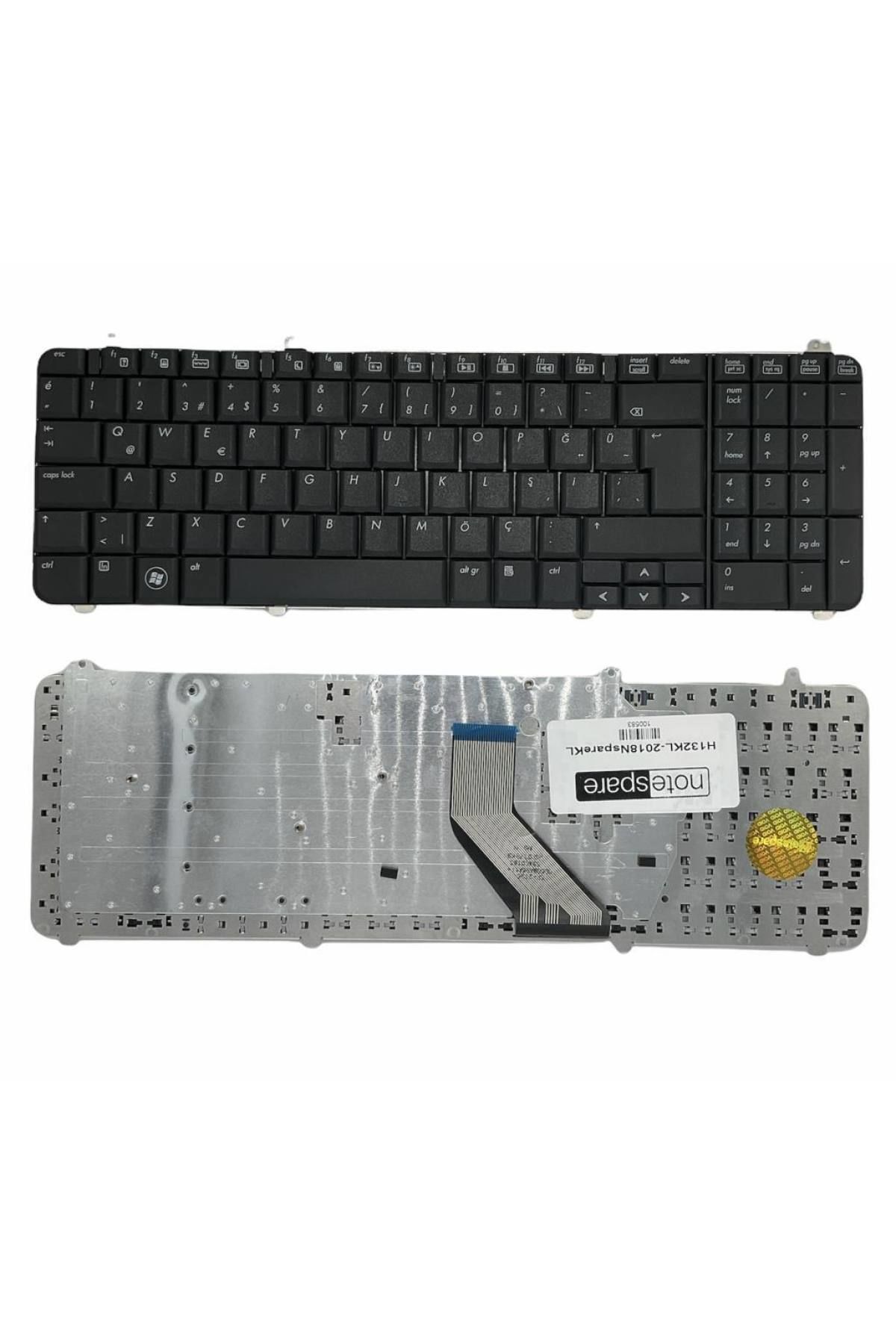 Hp ile Uyumlu Pavilion DV6-2156ET (WK593EA), DV6-2157ET (WK624EA) Notebook Klavye Siyah TR