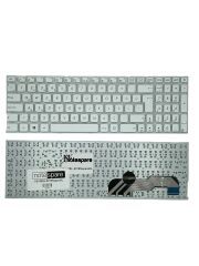 Asus ile Uyumlu X541UJ-GO454, X541UJ-GO456, X541UJ-GO521T Notebook Klavye Beyaz TR