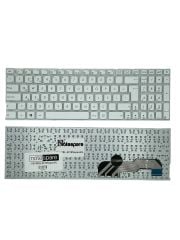 Asus ile Uyumlu X541UV-XX104D, X541UV-XX119T, X541UV-XX207TC Notebook Klavye Beyaz TR