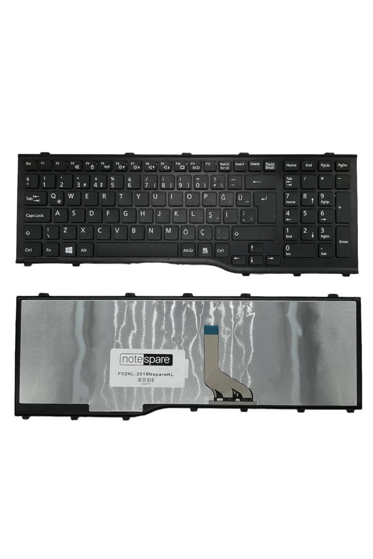 Fujitsu Siemens ile Uyumlu LifeBook A532, A562, AH532, AH562 Notebook Klavye Siyah TR