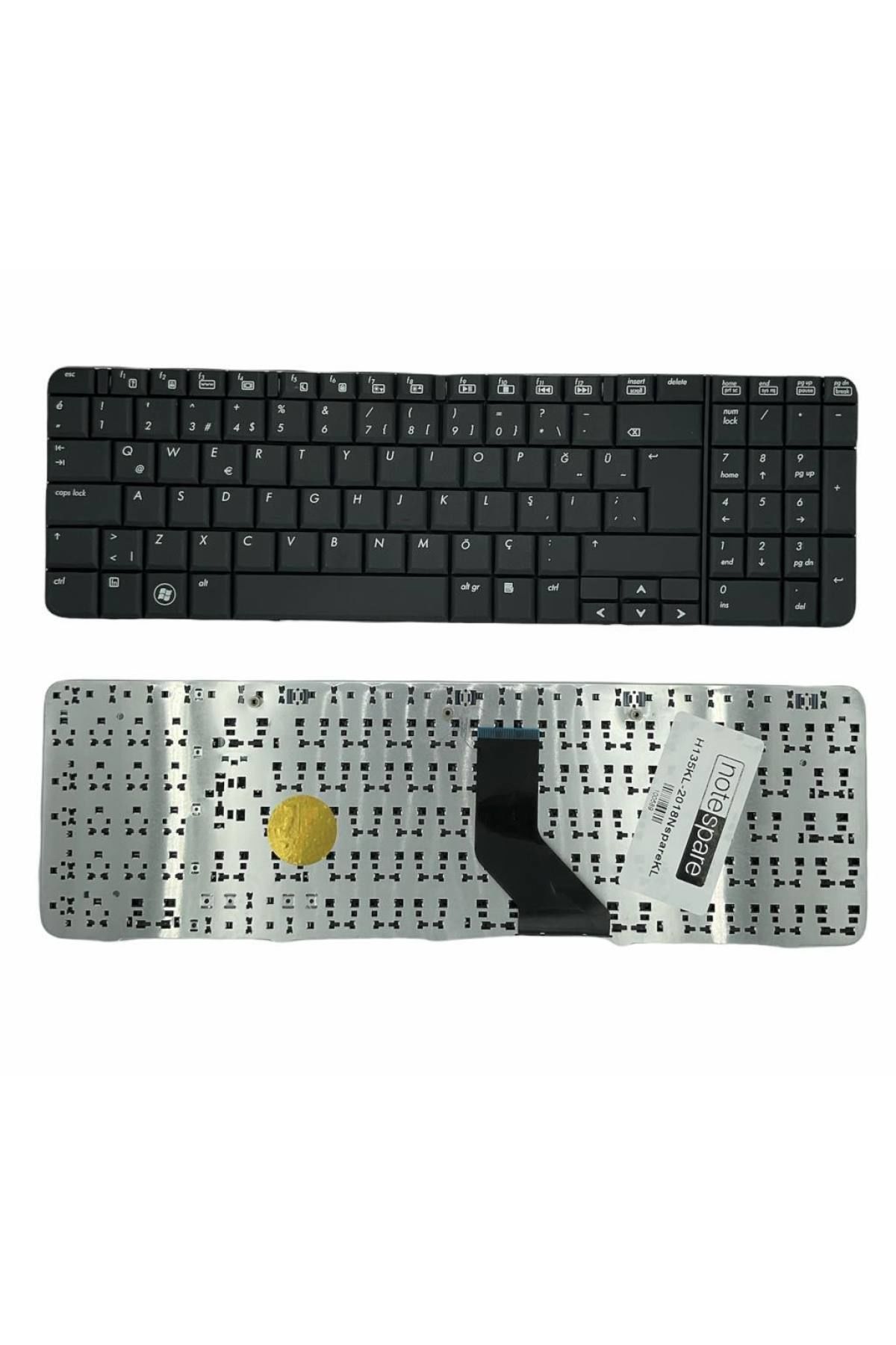 Hp ile Uyumlu 90.4AH07.S01, 90.4AH07.S01 WA1, 9J.4AH07.S01, 9J.N0L82.A01 Notebook Klavye Siyah TR