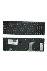 Lenovo ile Uyumlu IdeaPad 700-15ISK 80RU00HVTX Notebook Klavye Işıklı Siyah TR