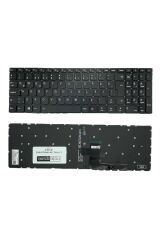 Lenovo ile Uyumlu IdeaPad 80SR0085TX, 80SR0086TX, 80SR00JHTX Notebook Klavye Işıklı Siyah TR