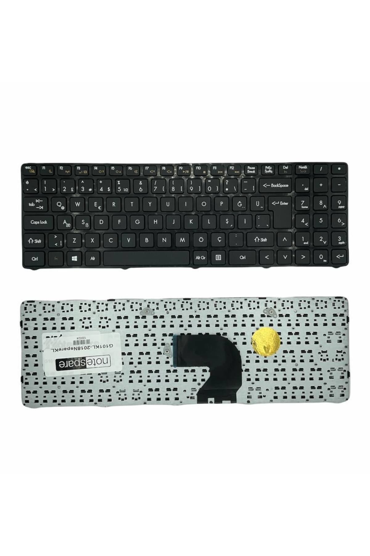 Casper ile Uyumlu TWB Notebook Klavye Siyah TR