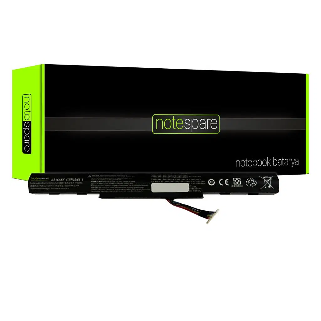 Acer ile Uyumlu Aspire E5-475, E5-475G, E5-476, E5-476G, E5-523, E5-523G Notebook Batarya Pil