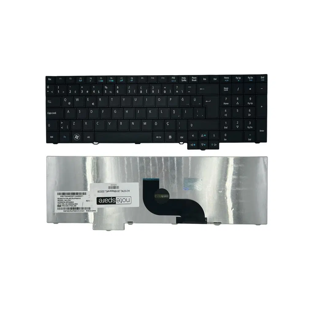 Acer ile Uyumlu KBI170A351, PK130JB1A00 Notebook Klavye Siyah TR