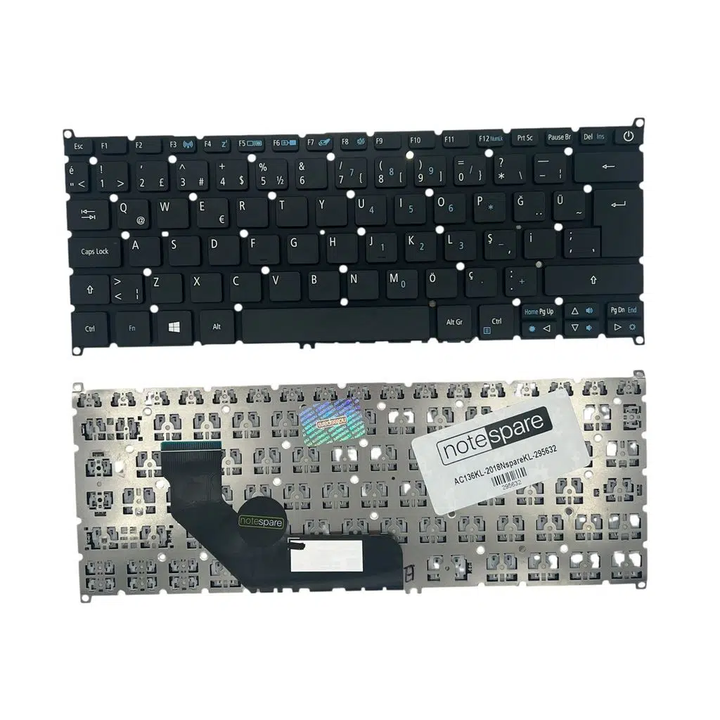 Acer ile Uyumlu Swift 3 SF314-52 N17P3, 3 SF314-52-30KH Notebook Klavye Siyah TR