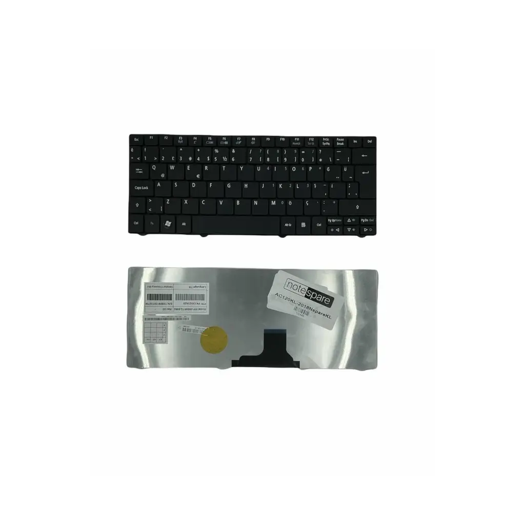 Acer ile Uyumlu TravelMate 8172, 8172T, 8172Z Notebook Klavye Siyah TR