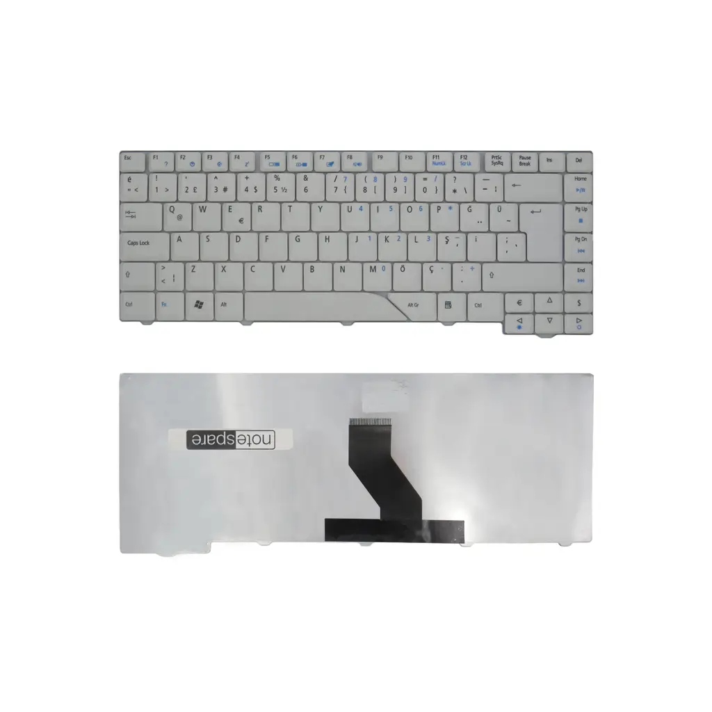 Acer Uyumlu Aspire 5730G, 5730ZG, 5900, 5910, 5910G, 5920, 5920G, 5920Z, 5920ZG Klavye TR - Beyaz