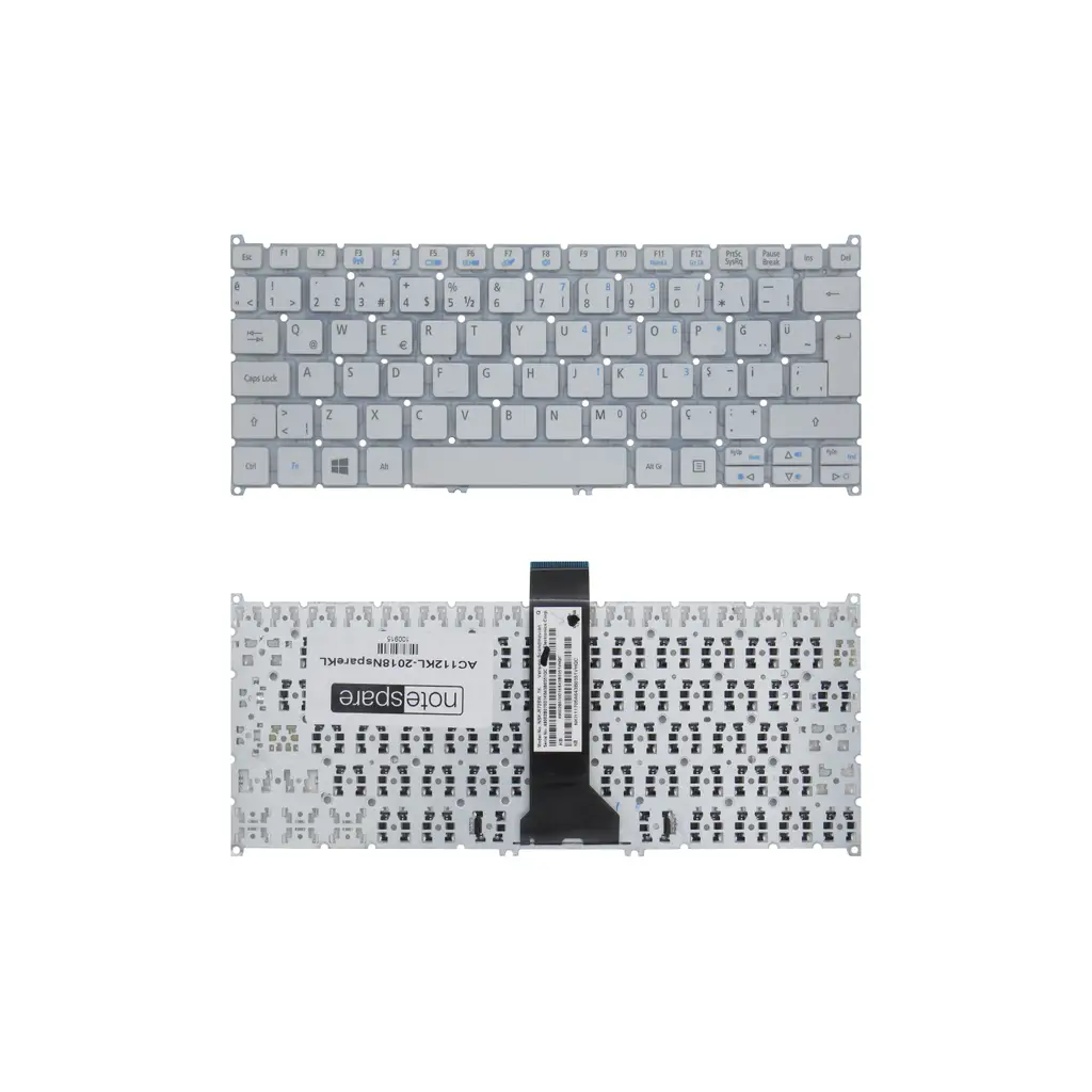 Acer Uyumlu Aspire V3-372-52BH, V3-372-535V, V3-372-55AM Klavye TR