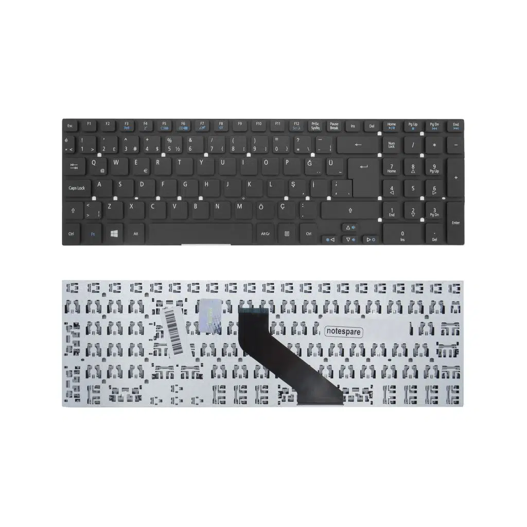 Acer Uyumlu Aspire V3-571-6800, V3-571-9401, V3-571-9831, V3-571-9890 Klavye TR - Siyah