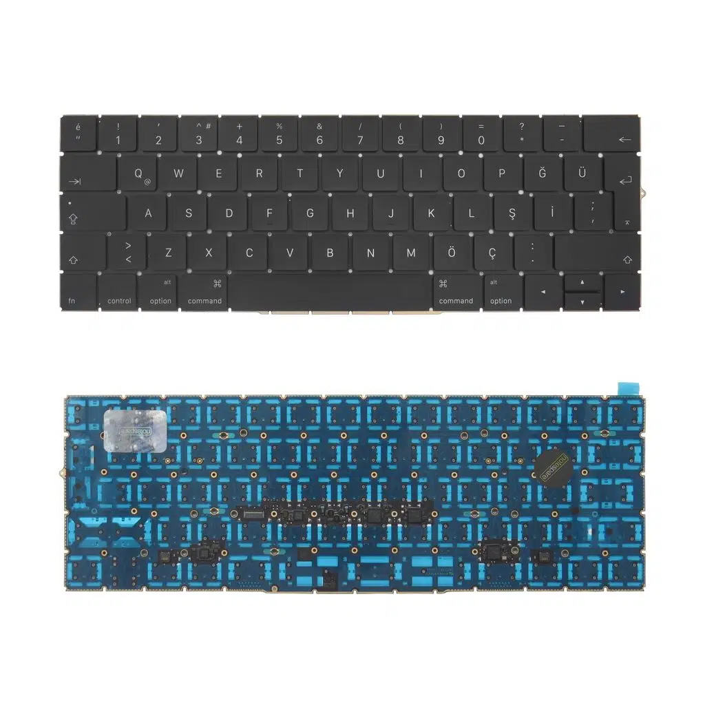 Apple Uyumlu Macbook Pro 13" A1706 (EMC 3071) (Late 2016) (Touch Bar) MLH12LL/A* - Siyah - Büyük Enter