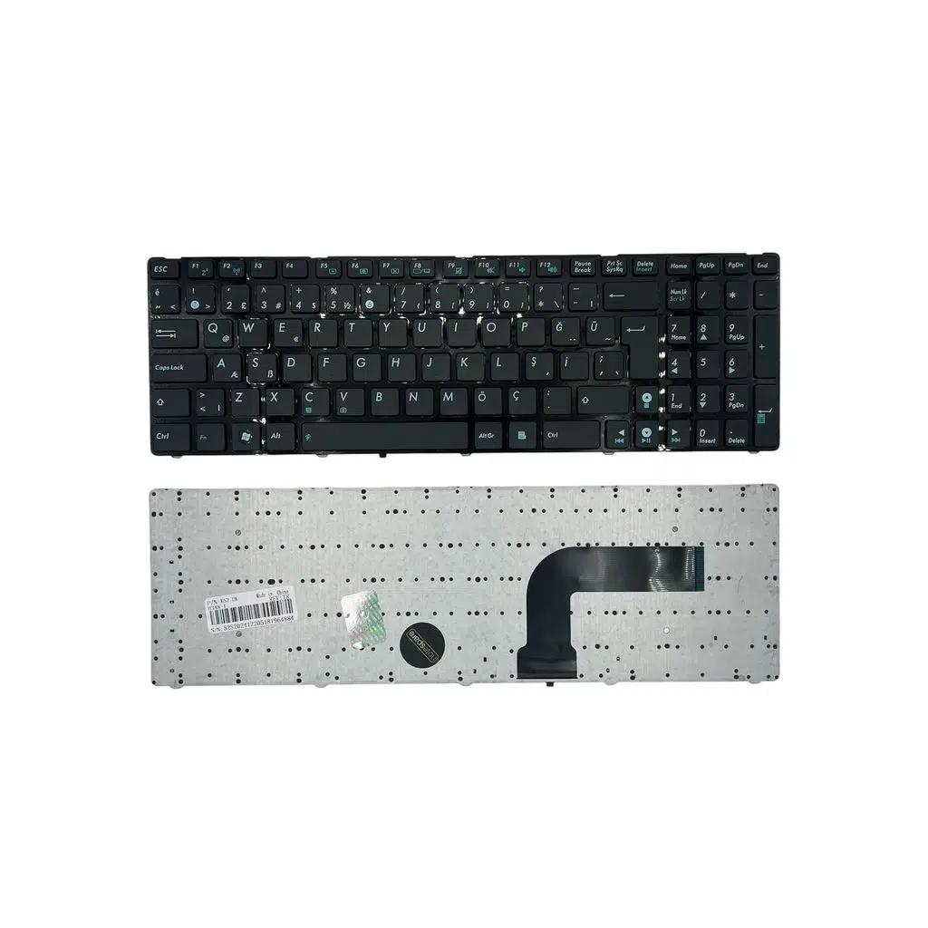 Asus ile Uyumlu 04GNV32KTU00-3, 04GNV32KTU00-6, 04GNV32KTU01-3 Notebook Klavye Siyah TR
