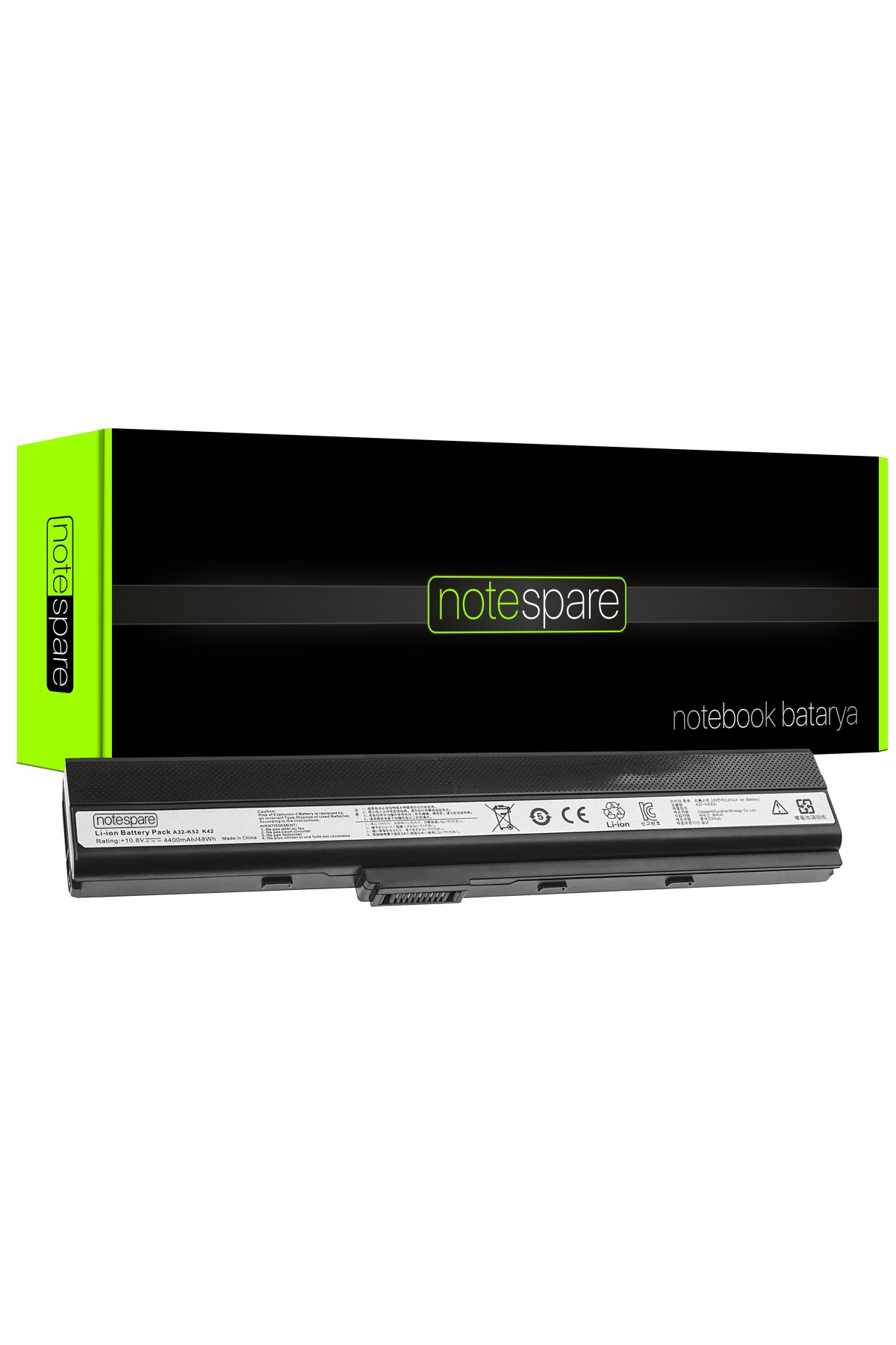 Asus ile Uyumlu A31-B53, A31-K42, A31-K52, A32-B53, A32-B83, A32-K32 Notebook Batarya Pil