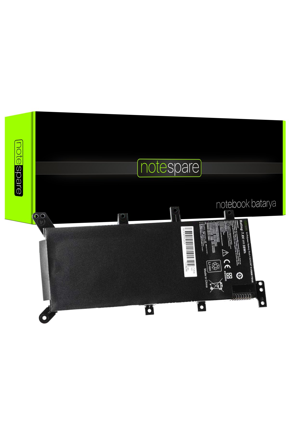 Asus ile Uyumlu A555U, A555UA, A555UB, A555UF, A555UJ, A555UQ Notebook Batarya Pil