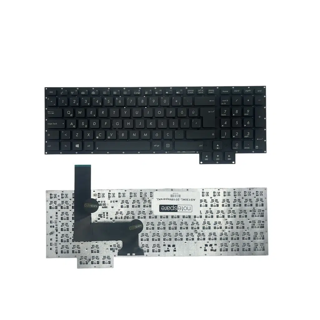 Asus ile Uyumlu G750JW-DB71, G750JW-NH71, G750JX-CV040H Notebook Klavye Siyah TR