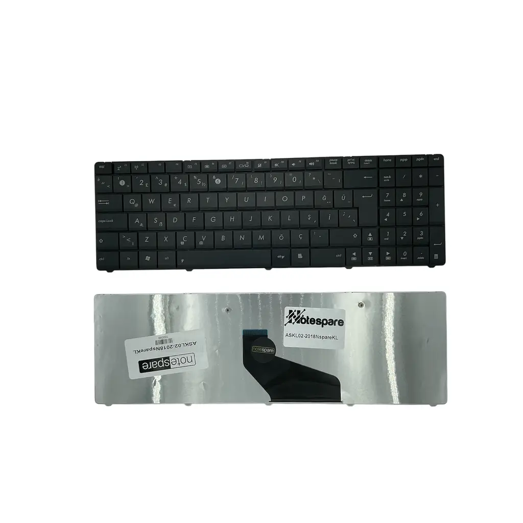 Asus ile Uyumlu K53U-SX312O, K53U-YH21 Notebook Klavye Siyah TR
