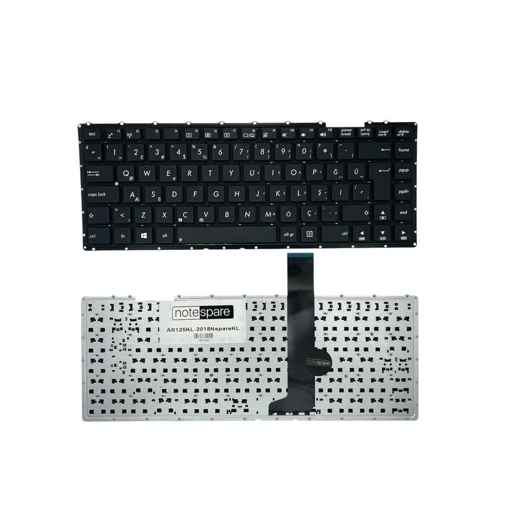 Asus ile Uyumlu P450CA-XH51 Notebook Klavye Siyah TR