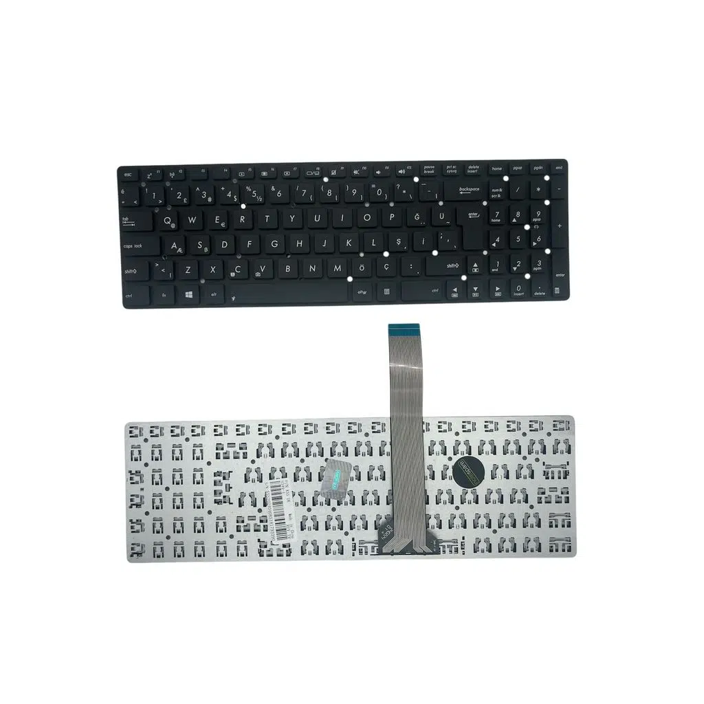 Asus ile Uyumlu U57VJ, U57VM Notebook Klavye Siyah TR