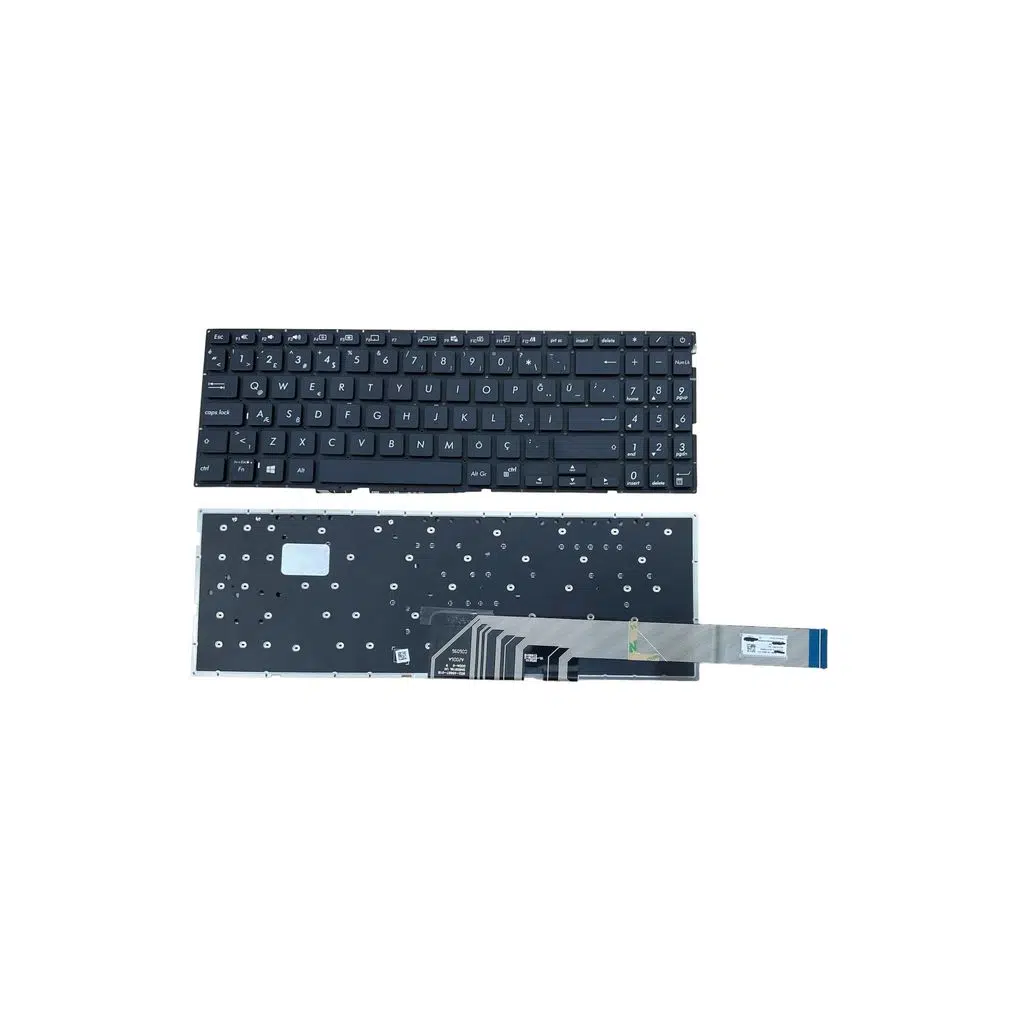 Asus ile Uyumlu VivoBook 15 90NB0NL1-R31TU0, 15 90NB0NR1-R31TU0 Notebook Klavye Siyah TR