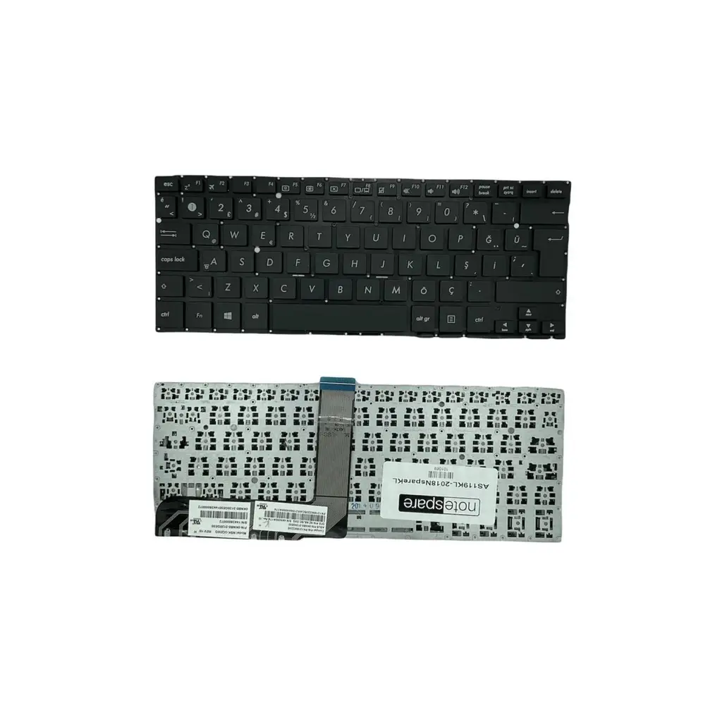 Asus ile Uyumlu VivoBook Flip TP301, TP301U, TP301UA, TP301UJ Notebook Klavye Siyah TR