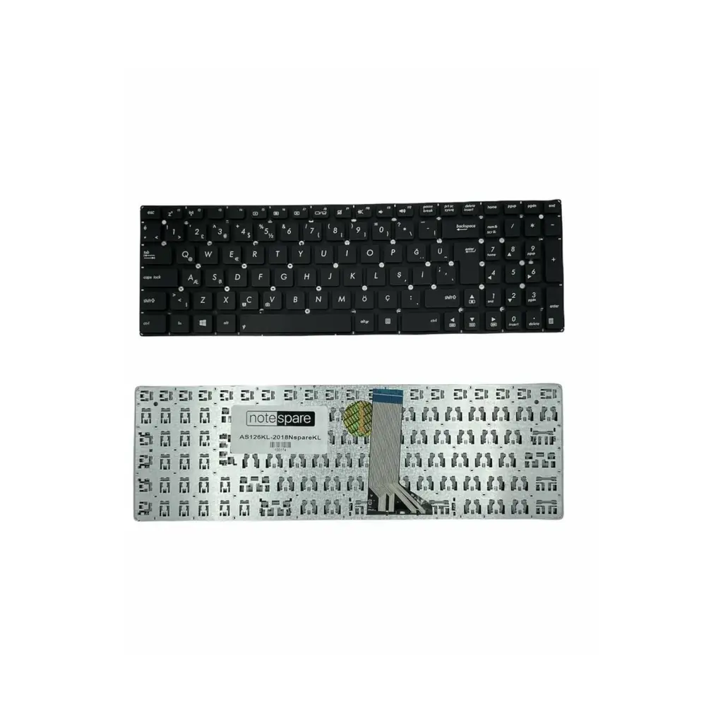 Asus ile Uyumlu X551CA-SX014H, X551CA-SX030H, X551CA-SX090H Notebook Klavye Siyah TR