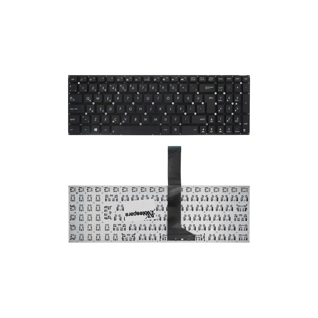 Asus Uyumlu 0KNB0-612BTU00, 0KNB0-612TU00, 0KNB0-PE1US12, 0KNB-6111TU00 Klavye TR - Siyah