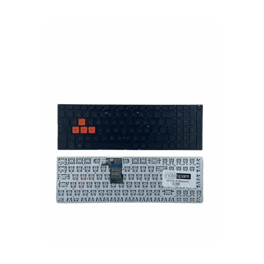 ASUS Uyumlu G502VS-GZ340T, G502VS-GZ377T, G502VS-GZ383T Klavye TR - Siyah