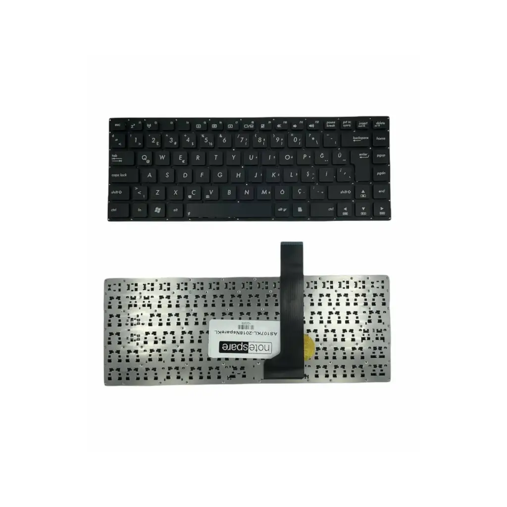 ASUS Uyumlu K46CB-WX001H, K46CB-WX060H, K46CM-WX060H Klavye Siyah TR