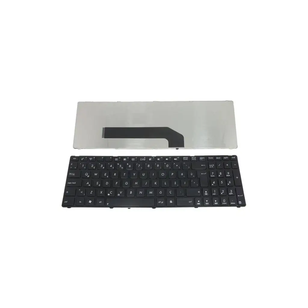 ASUS Uyumlu K50IN-SX256V, K50IN-SX270V, K50IN-SX314V Klavye Siyah TR