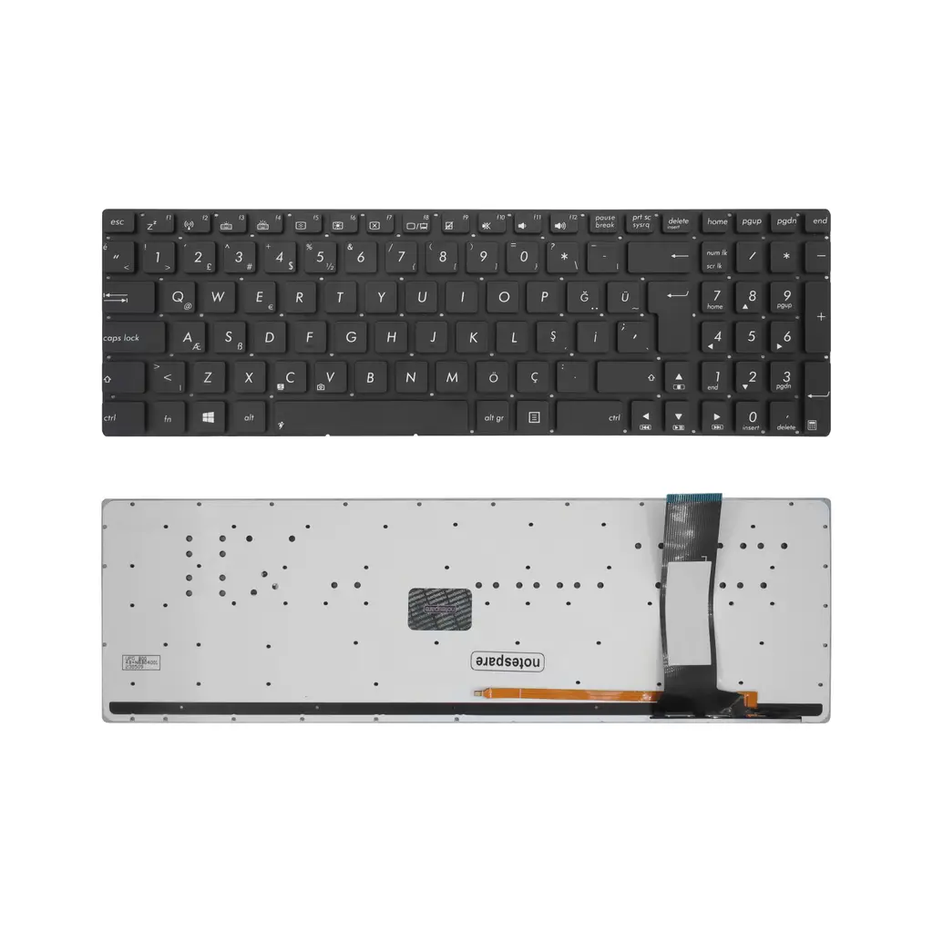 ASUS Uyumlu ROG G550JK-CN455H, G550JK-CN511H Klavye TR