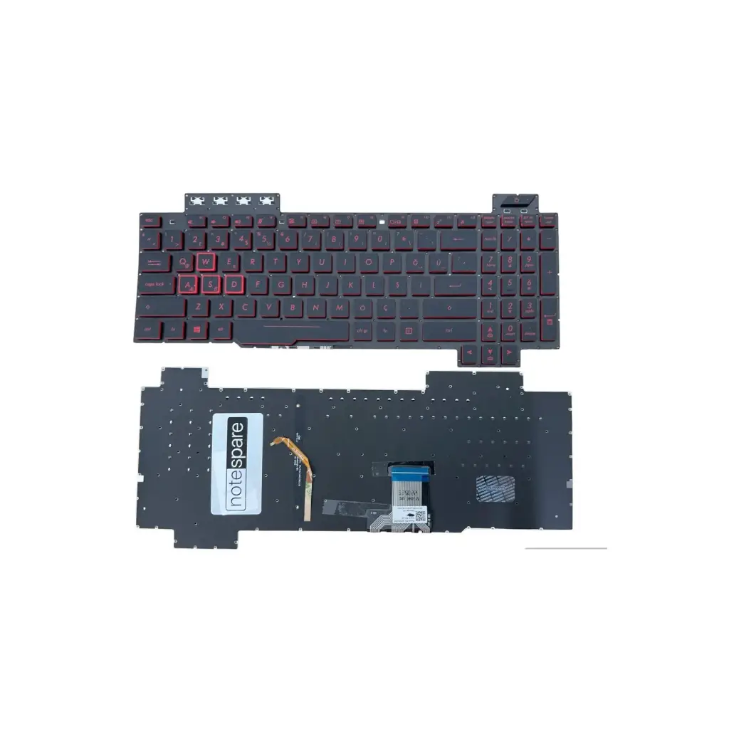 ASUS Uyumlu TUF Gaming FX705GD-EW001, FX705GD-EW038, FX705GD-EW070T Klavye TR