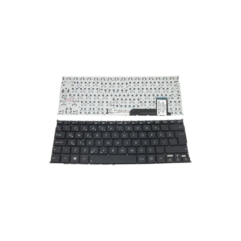ASUS Uyumlu VivoBook E202SA-FD004T, E202SA-FD011D, E202SA-FD012D Klavye Siyah TR