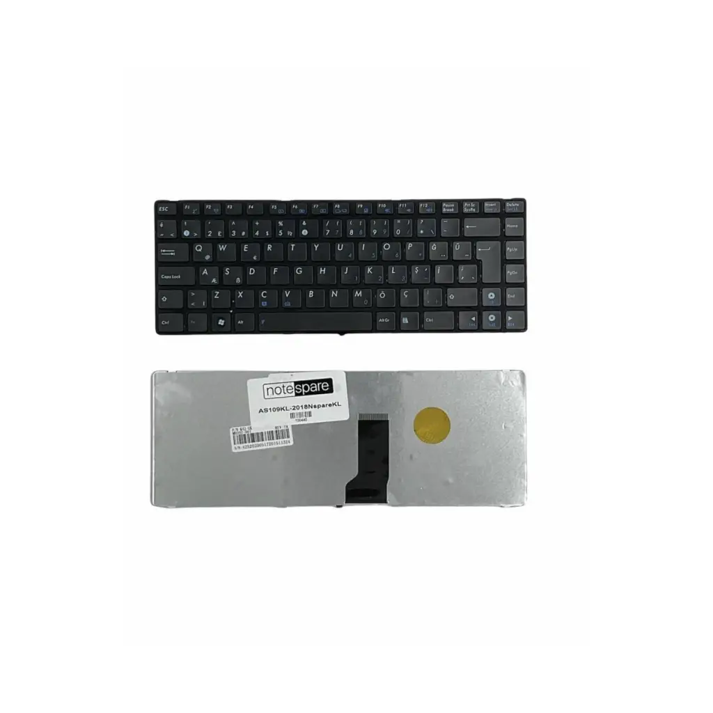 ASUS Uyumlu X44H-VX136, X44H-VX148D, X44H-VX151D, X44H-VX152D Klavye Siyah TR