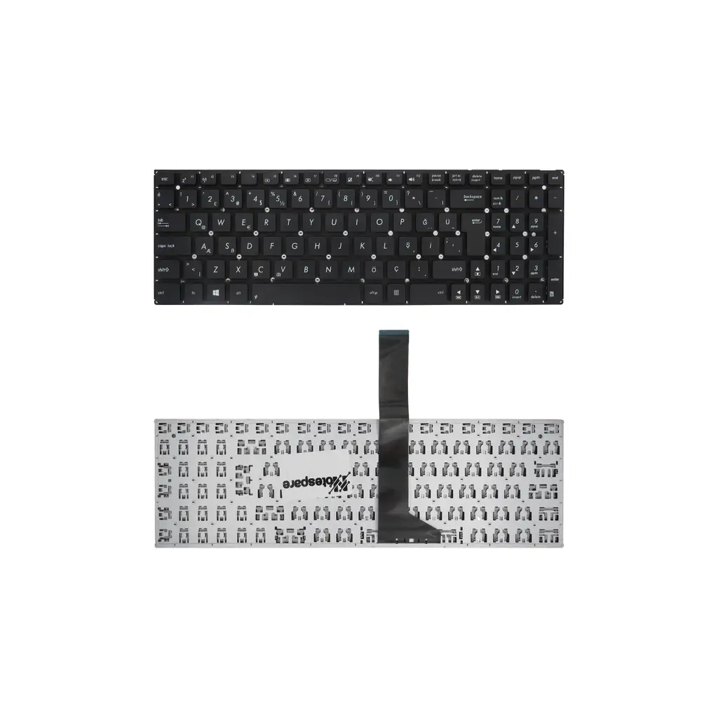 Asus Uyumlu X550CA-XO096D, X550CA-XO096H, X550CA-XO125H, X550CA-XO131D Klavye TR - Siyah