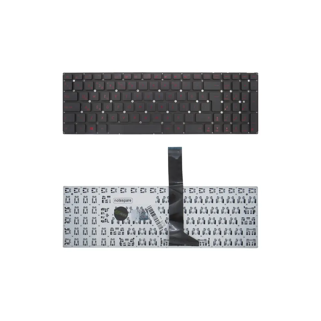 ASUS Uyumlu X552LD-SX869H, X552LDV-SX1097H, X552LDV-SX470D, X552LDV-SX470H Klavye TR - Kırmızı Tuşlu Versiyon