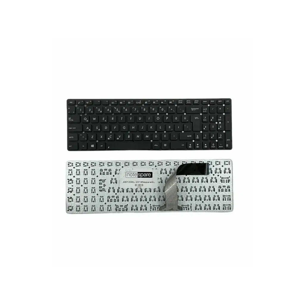 ASUS Uyumlu X751YI-TY003T, X751YI-TY068T Klavye Siyah TR