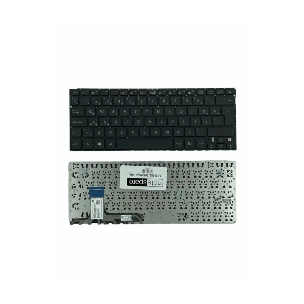 ASUS Uyumlu ZenBook UX305FA-FB006H, UX305FA-FB006T, UX305FA-FB009H Klavye Siyah TR