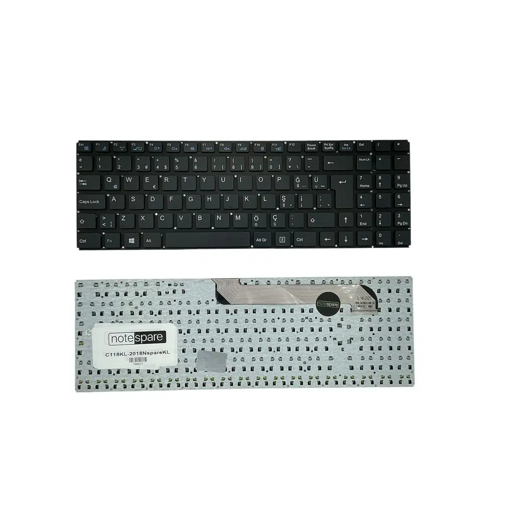 Casper ile Uyumlu Nirvana M500 Notebook Klavye Siyah TR
