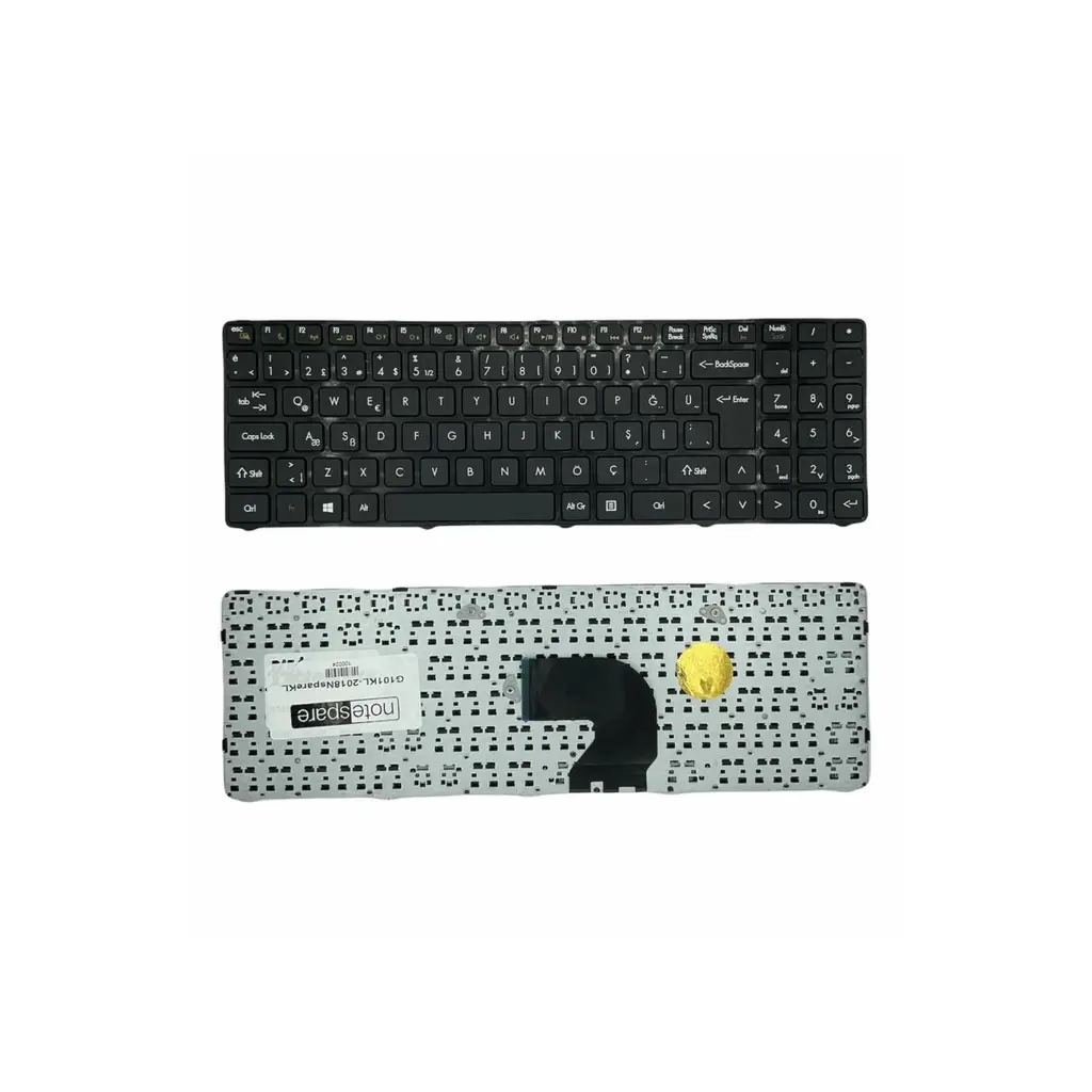 Casper ile Uyumlu TWB Notebook Klavye Siyah TR
