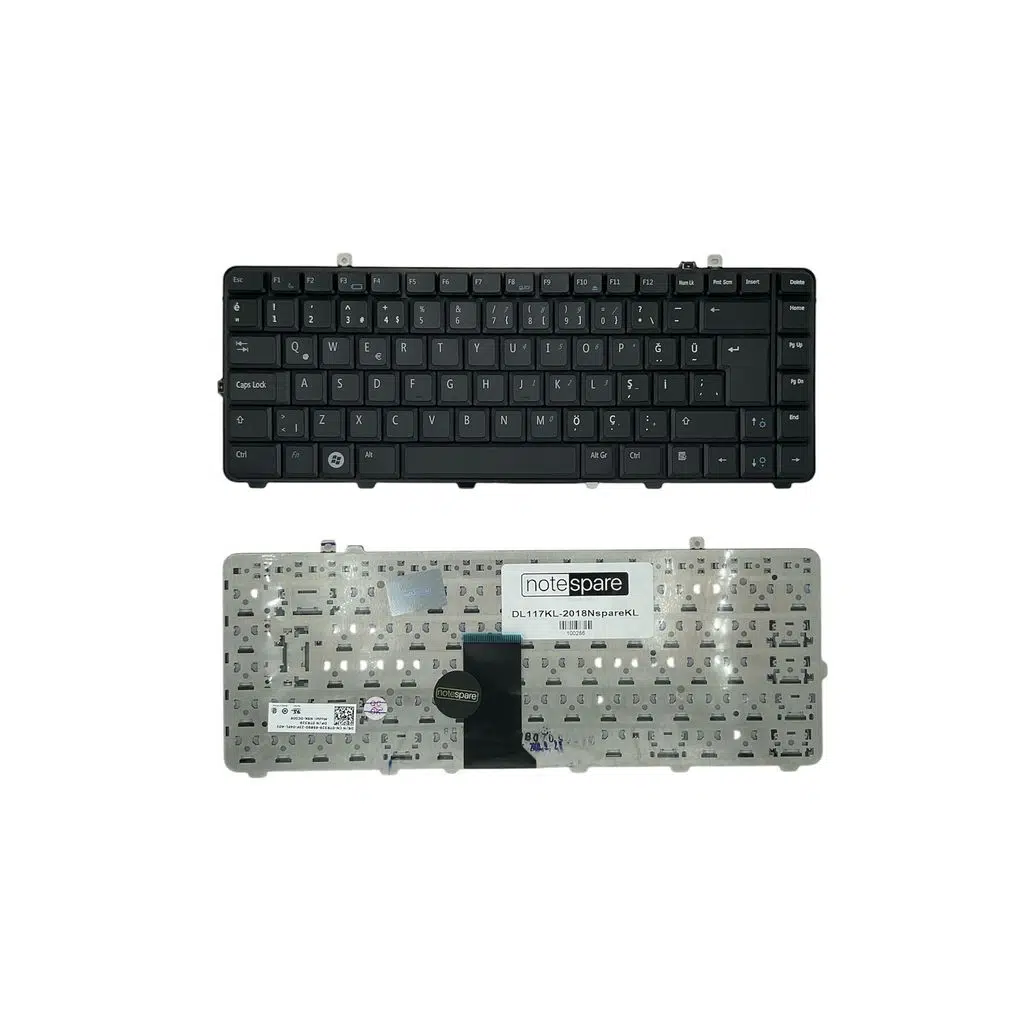 Dell ile Uyumlu 9J.N0H82.L01, 9J.N0H82.L0T, 9J.N0H82.M01, 9J.N0H82.M0T Notebook Klavye Siyah TR
