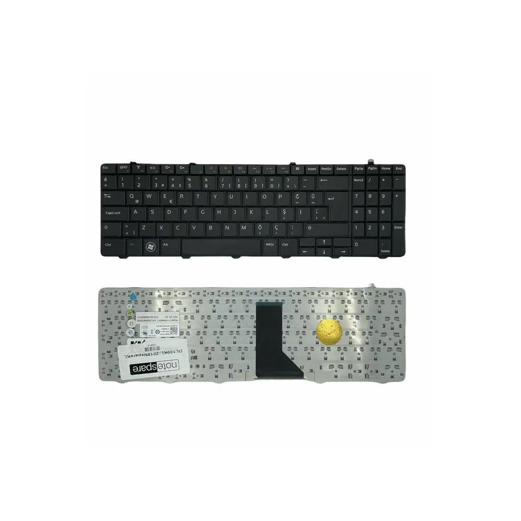 Dell ile Uyumlu Inspiron 1564 Notebook Klavye Siyah TR