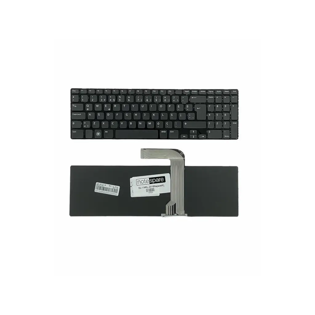 Dell ile Uyumlu Inspiron 15r M501z, 15r M511r Notebook Klavye Siyah TR