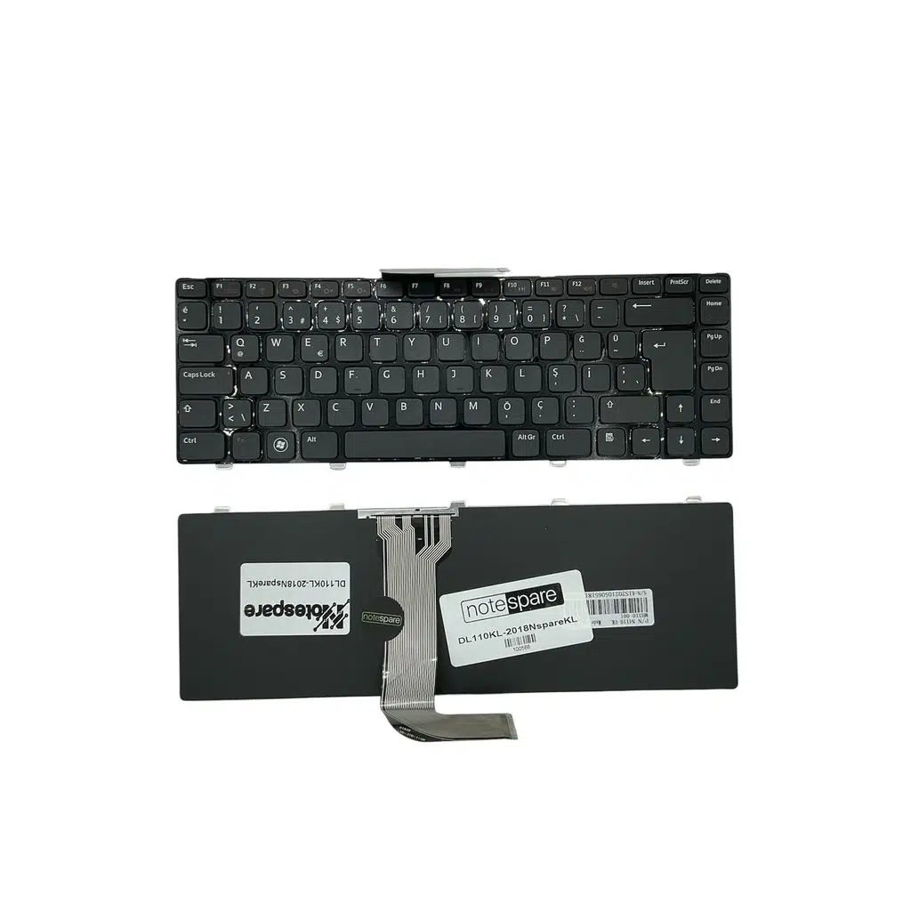 Dell ile Uyumlu Latitude 3330 P18S Notebook Klavye Siyah TR