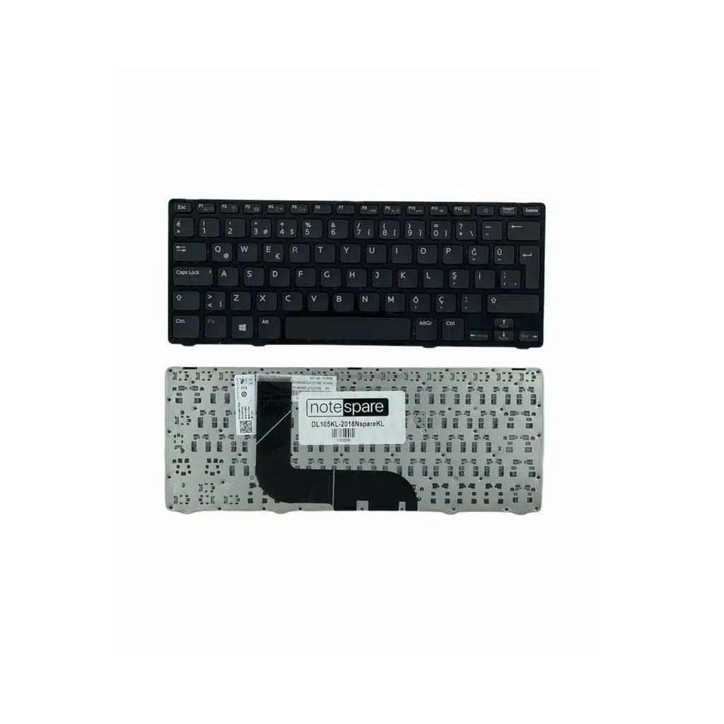 Dell ile Uyumlu P31G Notebook Klavye Siyah TR