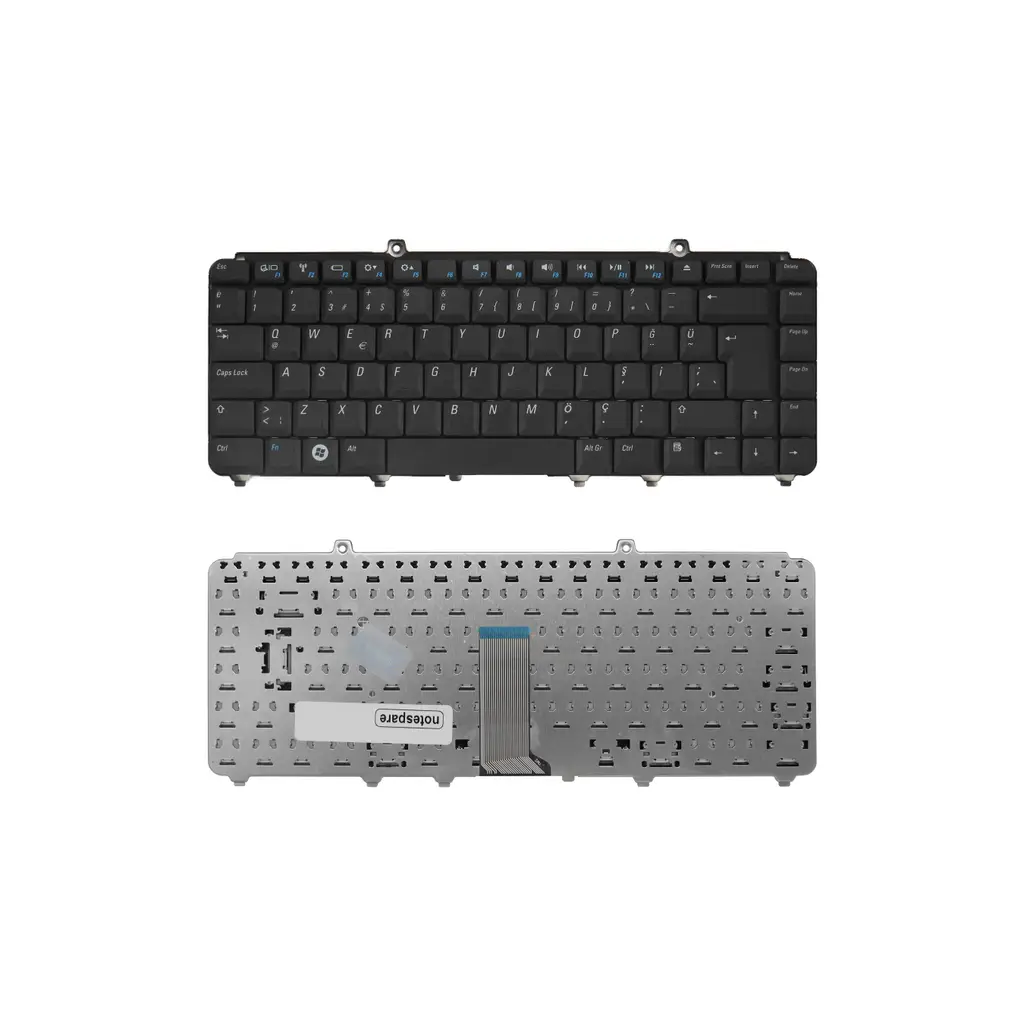 Dell ile Uyumlu Vostro 1400, 1420, 1500, 1520 Klavye TR - Siyah